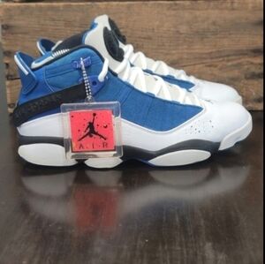 Air Jordan 6 Rings 'Team Royal' Mens 8 Wmns 9.5 Really Good Cond. Fast Shipper